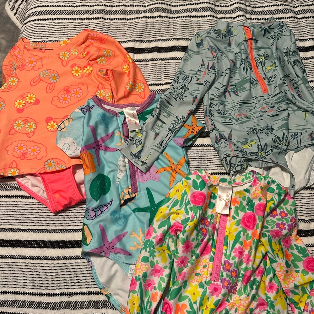 GAP Kids Colorful Floral and Starfish Dresses